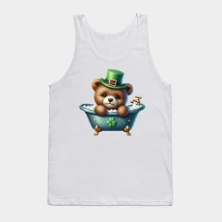 St Patricks Day Teddy Bear Tank Top